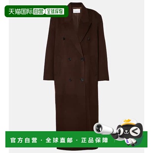 1h可退 香港直邮潮奢 The Frankie Shop 女士 Gaia 双排扣羊毛混