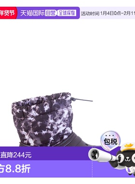 1h可退 香港直邮Crocs 卡骆驰 女士 TYE DYE 内衬靴子 207328PUFF