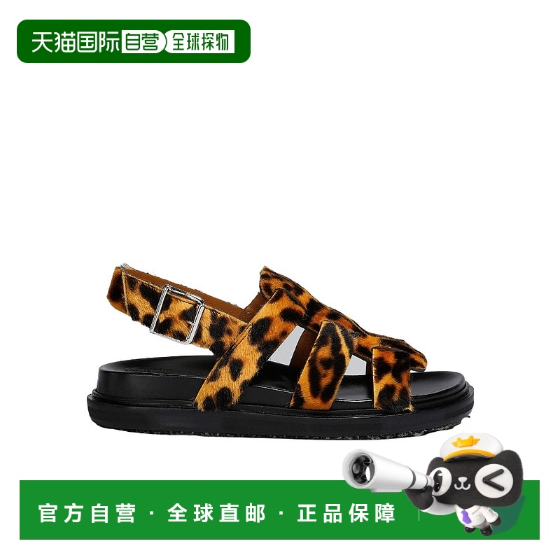 1h可退 香港直邮MARNI 女士凉鞋 FBMS015801LV84600Y65 AW2023 黑