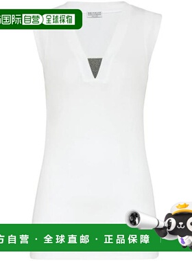 韩国直邮BRUNELLO CUCINELLI25SS长袖T恤女M0TC8EL672 C159WHITE