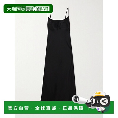 1h可退 香港直邮THEORY 希尔瑞 女士 缎面中长连衣裙 P1009604001