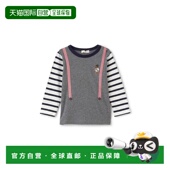 日本直邮日潮 T恤1253291 wonder小熊刺绣仿背带长袖 sense