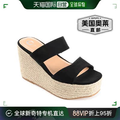 Journee Collection 女式 Tru Comfort Foam Ilyana 凉鞋 - 黑色