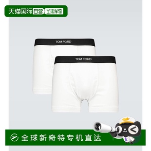 福特 000998 Ford 香港直郵潮奢 湯姆 彈力棉質(zhì)平角內(nèi)褲 Tom 男士