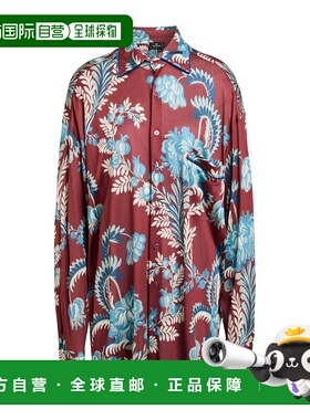 香港直邮Etro 艾特罗 女士 Blouses 花朵衬衫 red红色 舒适时尚