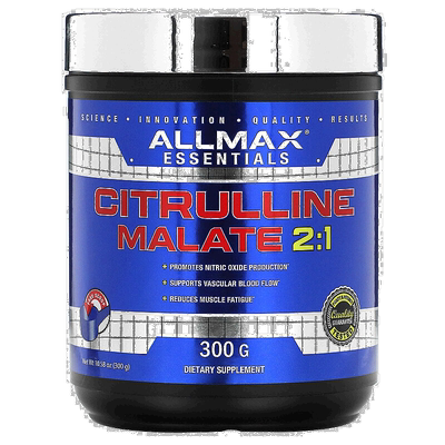 香港直发AllMax Nutrition瓜氨酸苹果酸盐瓜氨酸苹果酸盐300g动物