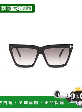 1h可退 香港直邮TOM FORD 女士太阳镜 FT111005601B CO 黑色 ‘Ed