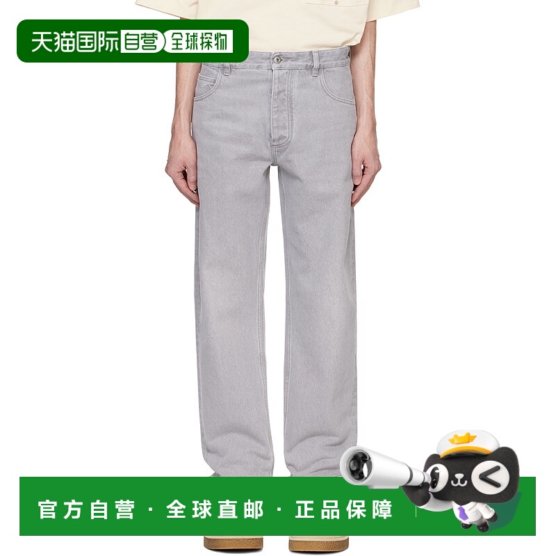 1h可退 香港直邮潮奢 Bottega Veneta 葆蝶家 男士 灰色 Washed