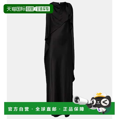 1h可退 香港直邮Simkhai 女士 Izel 缎面睡裙 black黑色 舒适时尚