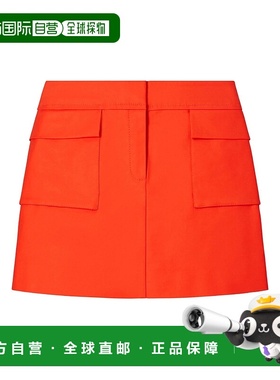 香港直邮TORY BURCH 女士半身裙 169956603 AW2025 红色 Tory Bur