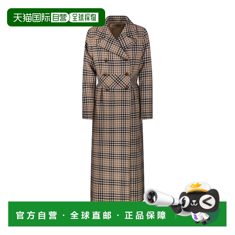 1h可退 香港直邮VALENTINO 女士大衣 7B0CA7Z09RAZ5F AW2025 卡其