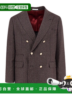 香港直邮Brunello Cucinelli 双排扣西装外套 MV4167BPDG