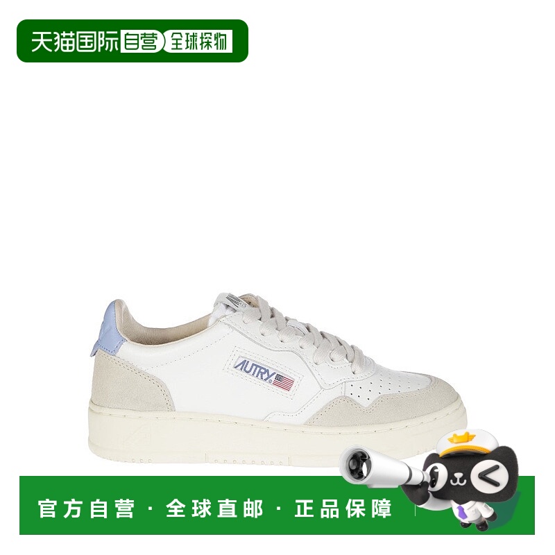 自营autry奖牌获得者低女式运动鞋-白色 美国奥莱直发
