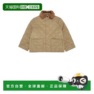 香港直邮BURBERRY KIDS 男童羽绒服 8108509B9719 AW2025 浅棕色