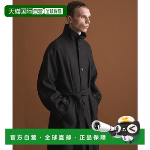 Super140s羊毛宽松立领大衣 TOKYO男装 双 日本直邮PUBLIC 1h可退