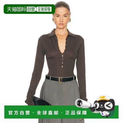 1h可退 香港直邮Jacquemus 女士 Le 美利奴羊毛Polo衫 25HPOW0080