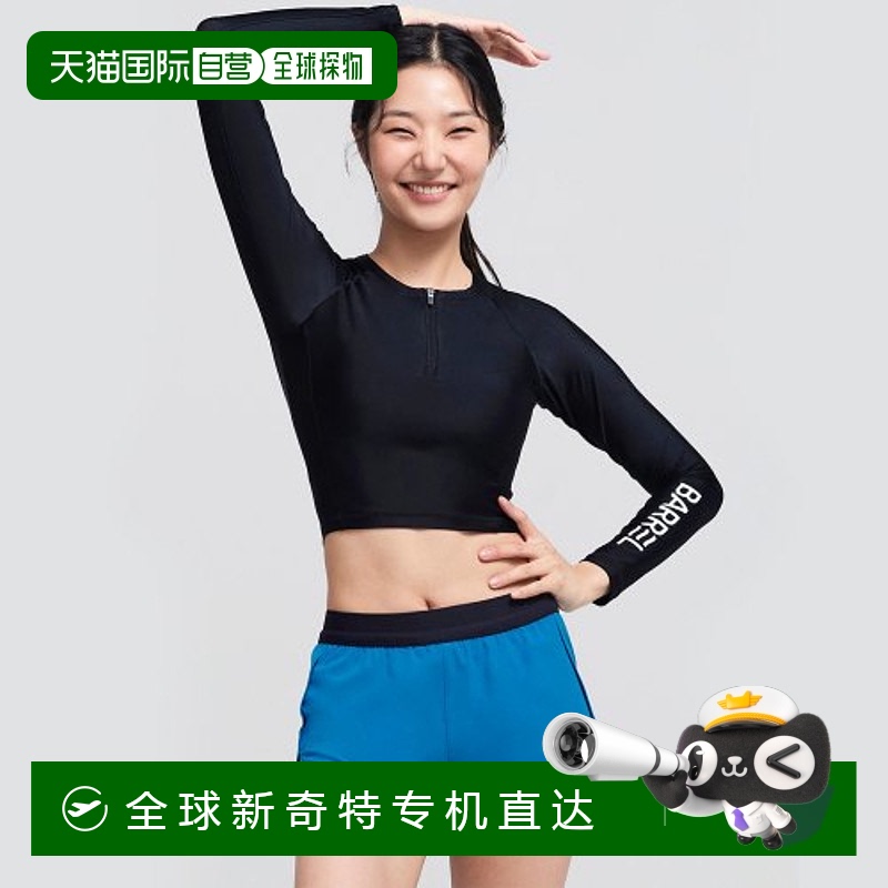 韩国直邮BARREL 女士时尚防晒服WOMEN OCEAN CROP ZIPUP RASHGUARD