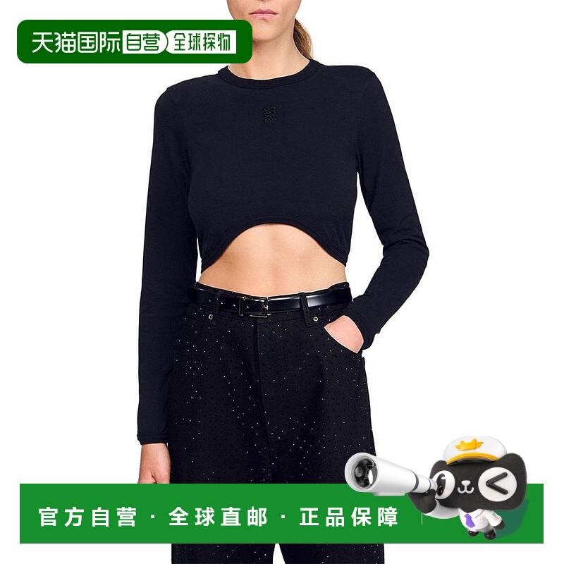 1h可退 【美国直邮】sandro 女士 上装T恤