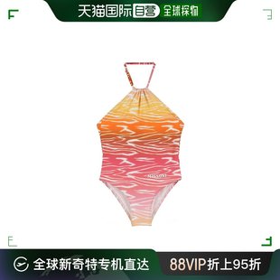 MISSONI 女童 米索尼 香港直邮潮奢 印花平纹针织连体泳衣童装