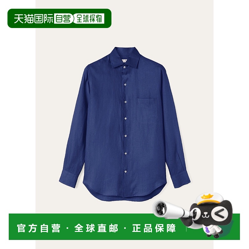 欧洲直邮LORO PIANA 25秋冬 FAF2545_W12T 男士 长袖衬衫 Andre