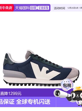 香港直邮Emporio Armani 徽标低帮运动鞋 X4X583XN647阿玛尼男鞋