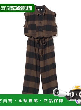 1h可退 日本直邮Yarmo 女装 修身 英伦风连体裤 仿羊毛质感 13170