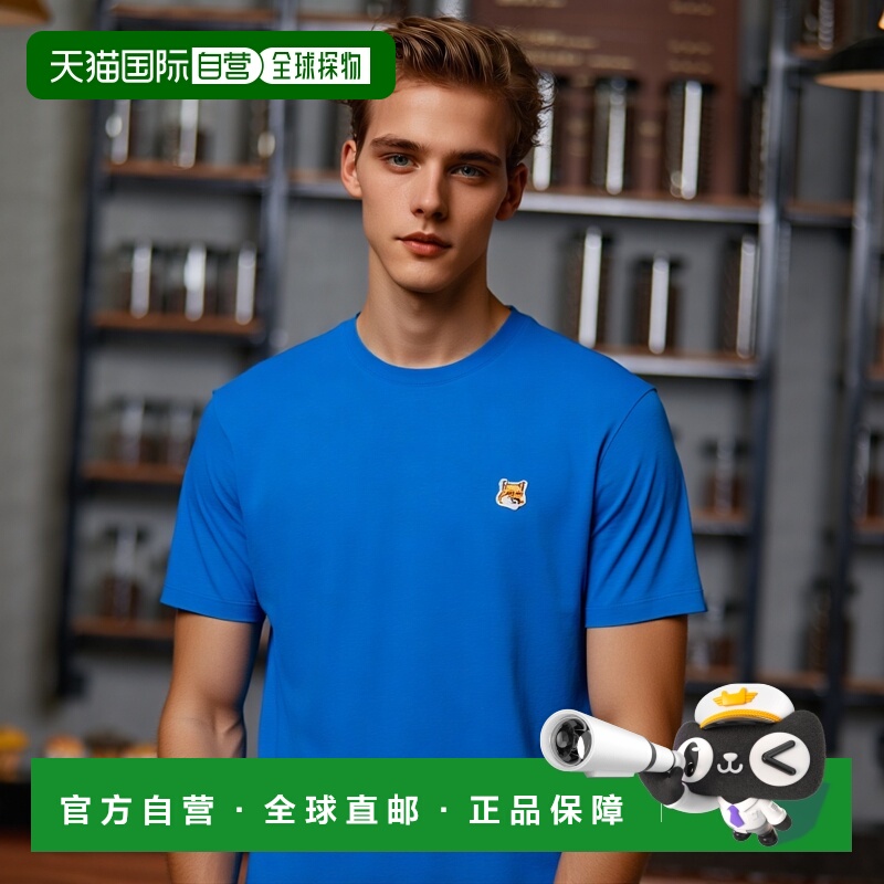 日本直邮MAISON KITSUNE LM00104KJ0008 T恤狐狸头常规 T恤男短袖