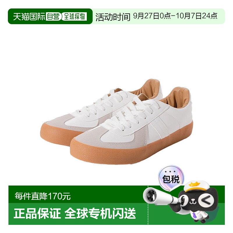 【日本直邮】Schebeck SVEC German Trainer 运动鞋板鞋舒适平底