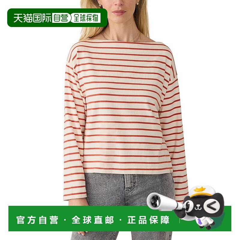 自营Faherty运动衫船领上衣-棕色 美国奥莱直发