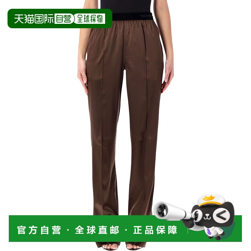 1h可退 香港直邮TOM FORD 女士休闲裤 PAW683FAX881ECD SS2026 花