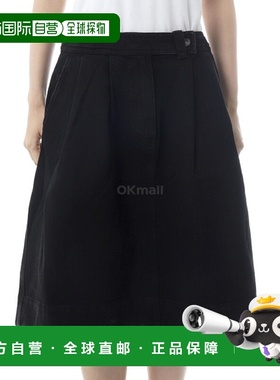 韩国直邮Margaret Howell MHL. 双褶裙（WHSK0512A25MLL 黑色）