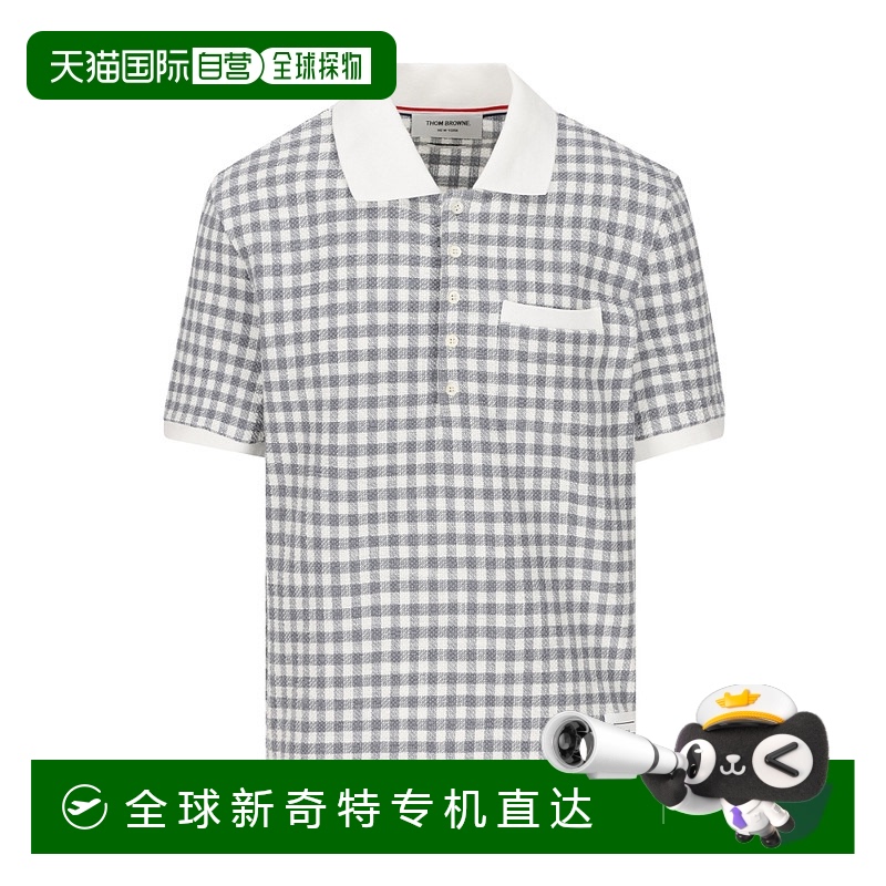 1h可退 香港直邮THOM BROWNE 男士POLO衫 MJP175AF0282035 SS2023