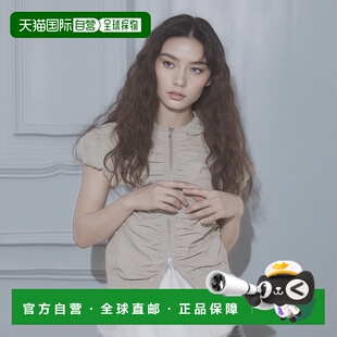 1h可退 日本直邮HEATHER HOLiC 女装 层次感设计 双拉链廓形衬衫