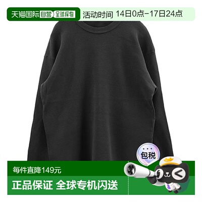 日本直邮Los Angeles Apparel 男士保暖长袖T恤纯色厚重