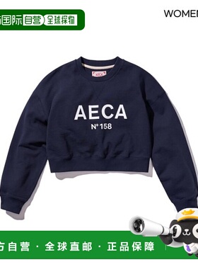 韩国直邮AECA WHITE 公用卫衣AWCFFWBCTSSSO001A5LB BIG LOGO CRO