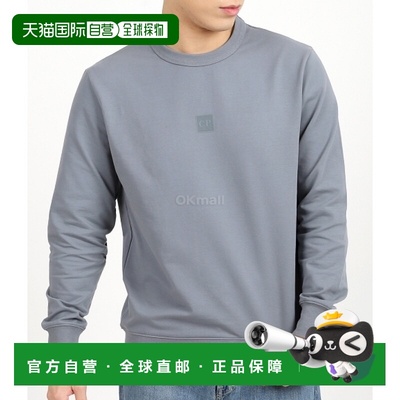 韩国直邮CP COMPANY Metropolis系列 弹力抓绒徽标运动衫 男士