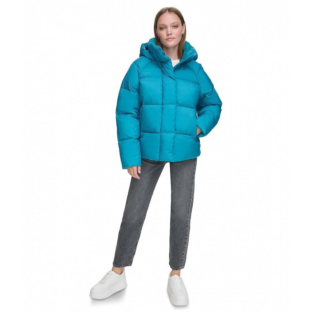 Levi's® 绗缝连帽泡泡袖 Ocean Depths