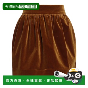 1h可退 香港直邮ZIMMERMANN 女士 迷你半身裙 yellow黄色 舒适时