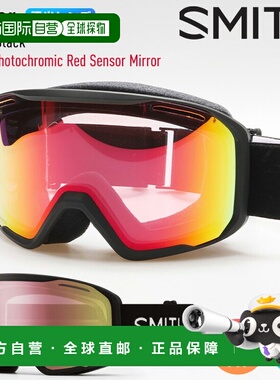 日本直邮SMITH Blazer 滑雪镜黑色光致变色红色传感器镜片适用于