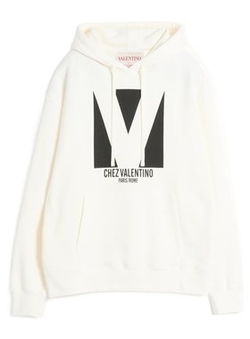 VALENTINO 男士针织毛衣 VMF28NAQAA03 CO 白色 连帽卫衣