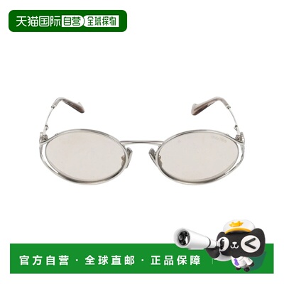 1h可退 香港直邮MIU MIU 女士眼镜 0MU52YS1BC10F SS2025 银色 0M