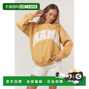 赭色 t植绒妈妈运动衫 美国奥莱直发 social 自营project