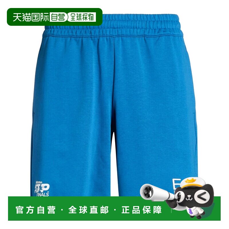 香港直邮潮奢 Ea7 男士 运动短裤 blue蓝色 舒适时尚