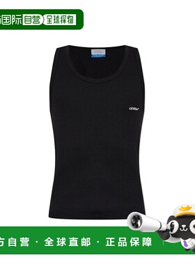 1h可退 香港直邮Off-white 男士 徽標細節背心 OMUY006C99JER002