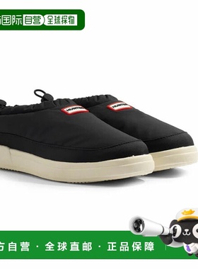 日本直邮Hunter 女士 In-Out 一脚蹬拖鞋黑色/渐变白 (WFF3100WWU