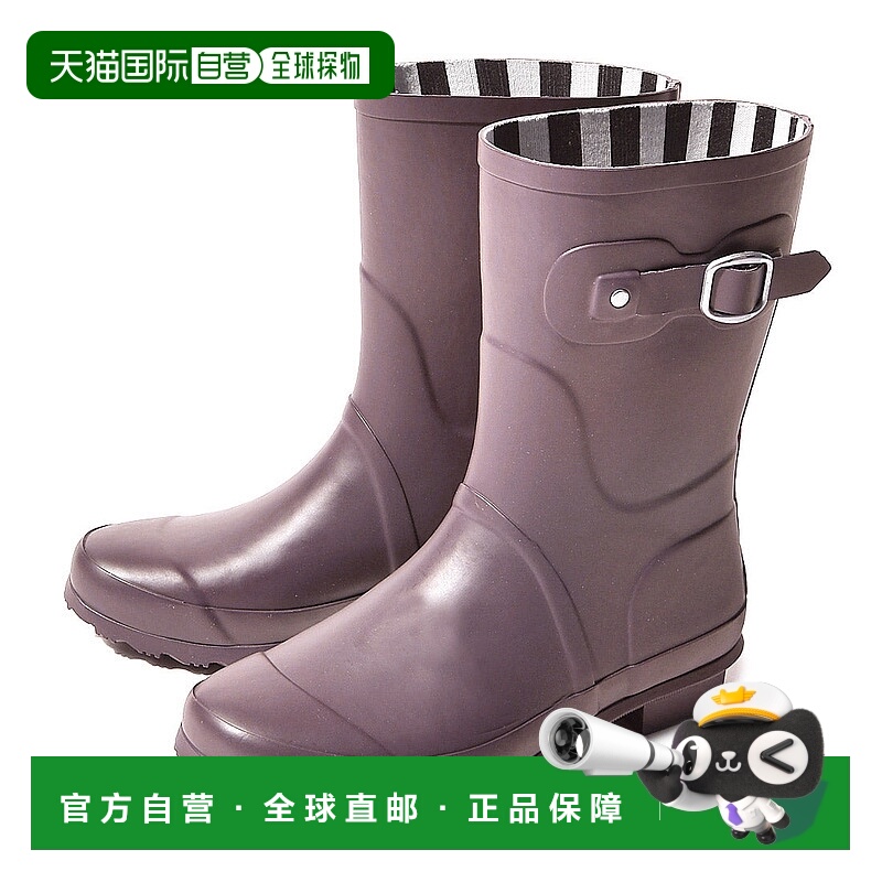 日本直邮Todos女士防水雨靴TO 132灰紫色柔软防滑雨天出行雨鞋