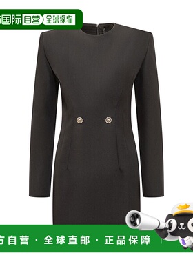 香港直邮Versace 范思哲 女士 纽扣缀饰连衣裙 10124341A06750