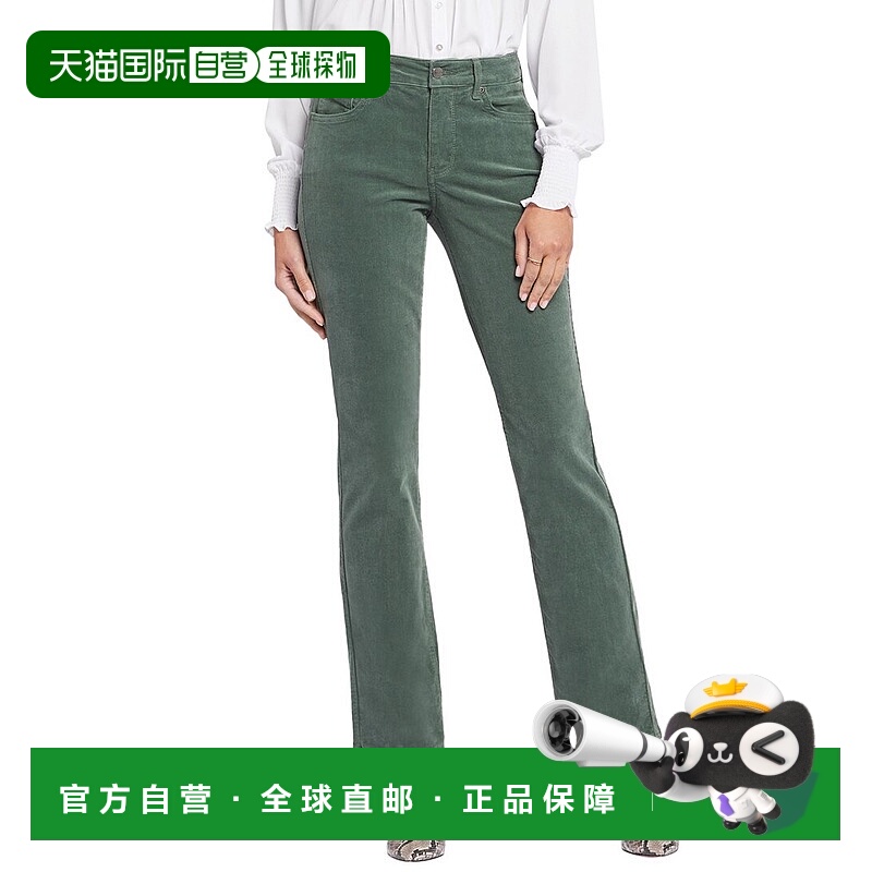 自营NYDJ Marilyn Sage Leaf Straight Jean - multi 美国奥莱直