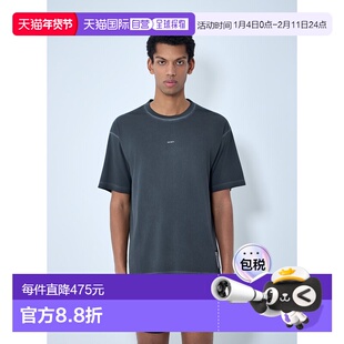 1h可退 香港直邮Satisfy 男士 棉质针织T恤 11000PBSA black黑色