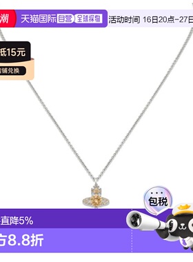 香港直邮VIVIENNE WESTWOOD 女士香槟色项链   无盒无卡片 行星形